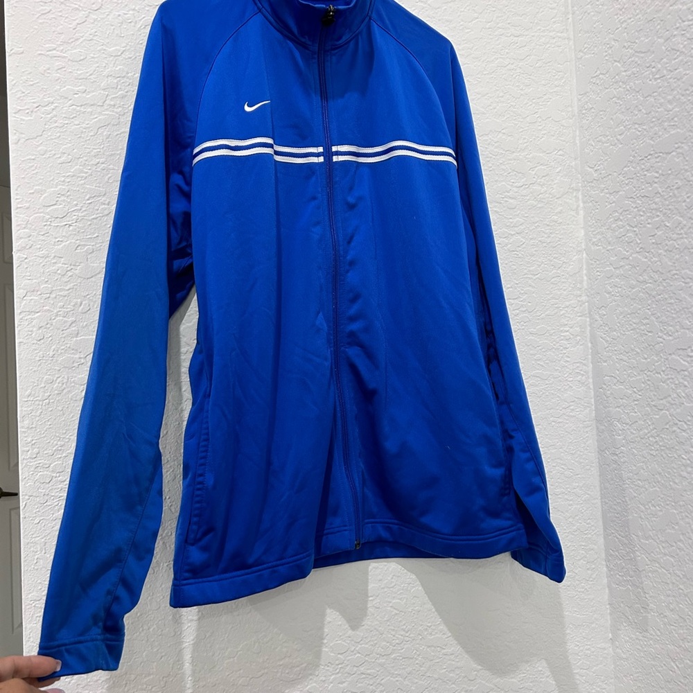 🔥SALE 🔥NIKE • Men’s Sweat Jacket • Blue & White • XL - Picture 6 of 8